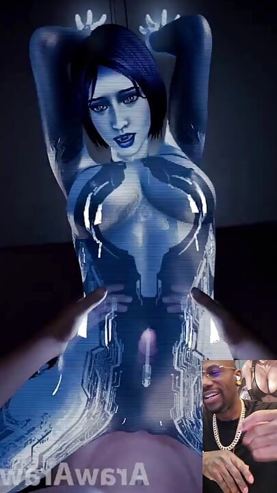 Tight Ass Pussy Cortana Getting Her Digital Bald Pussy Fucked