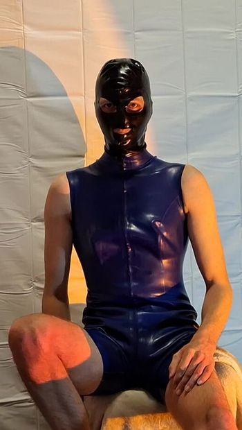 Combinaison Royal Blue, latex