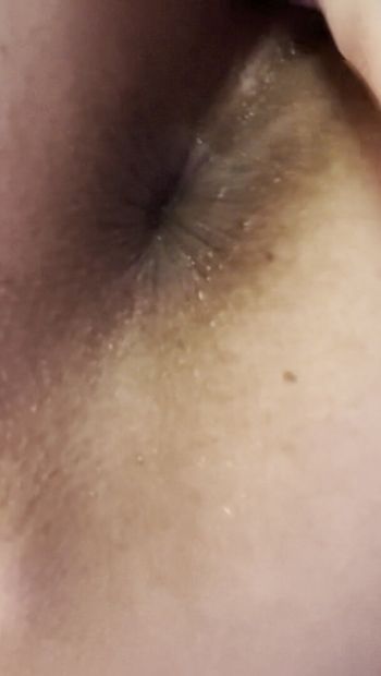 anal sloppy tease close up
