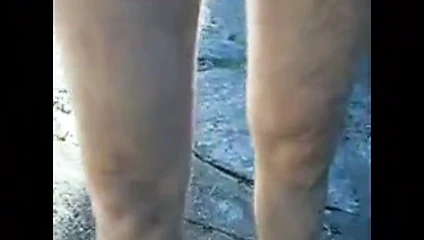 Masturbation outside cabin