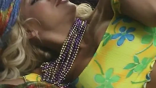 Blonde MILF Rides Wild on the Couch