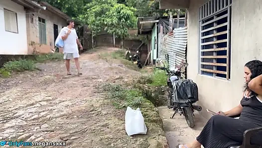 A crazy guy entered my house, gave me a lot of dick, came in my face and left.