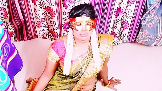 Ibu rumah tangga india lagi asik ngentot sama swamiji hordcore Telugu Dirty Talks.