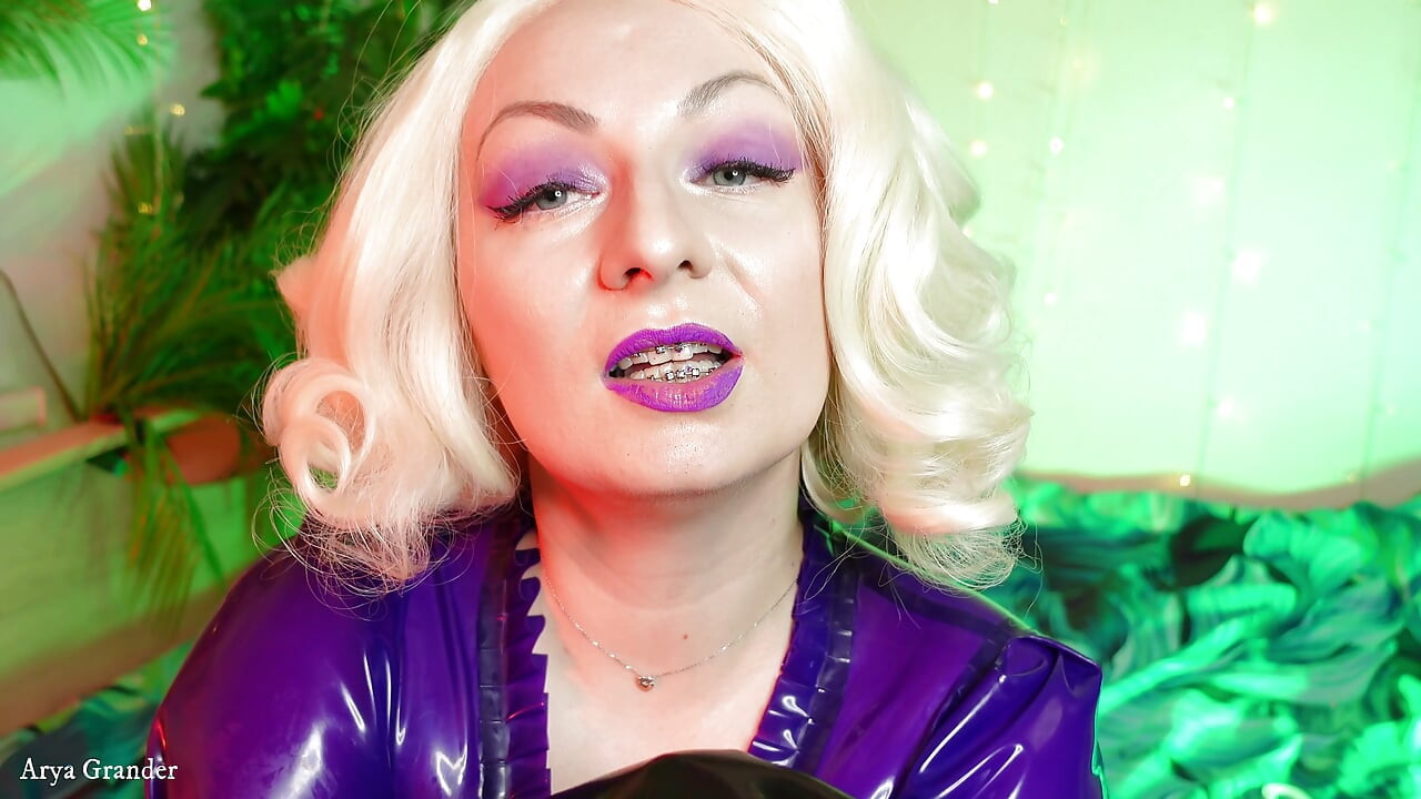 Ripped latex rubber gloves video