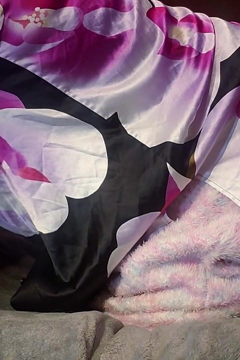 Cute Sissy in Pyjamas Cums on Her Tummy Will You Clean It up