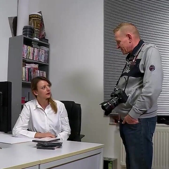 Sexy Hot Secretary Gives a Nice Blowjob Before Getting Fucked Hard Doggy Style by Big Cock