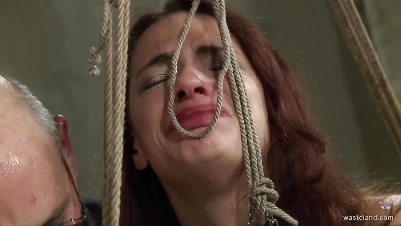 Daddy punishes his suffering slut