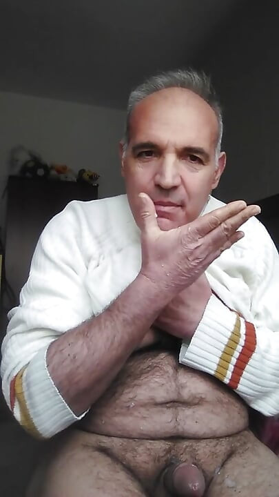 Continues the Lesson to Luca on How to Masturbate His Own Cock