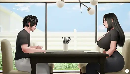 Моя соседка по готической комнате хочет, чтобы я безжалостно трахала ее киску