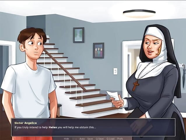 Summertime Saga Part 169 - BDSM With Hot Nun by MissKitty2K