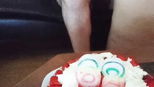 Birthday of a very slutty granny 62 years old