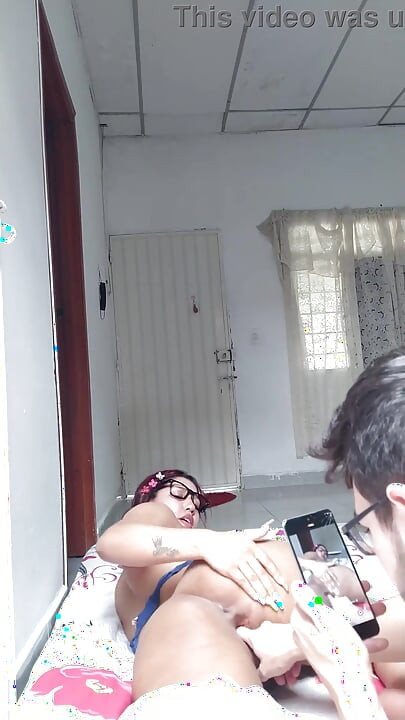 18 year old brunette big saggy tits from New York United States fucking her stepbrother's big dick part 51