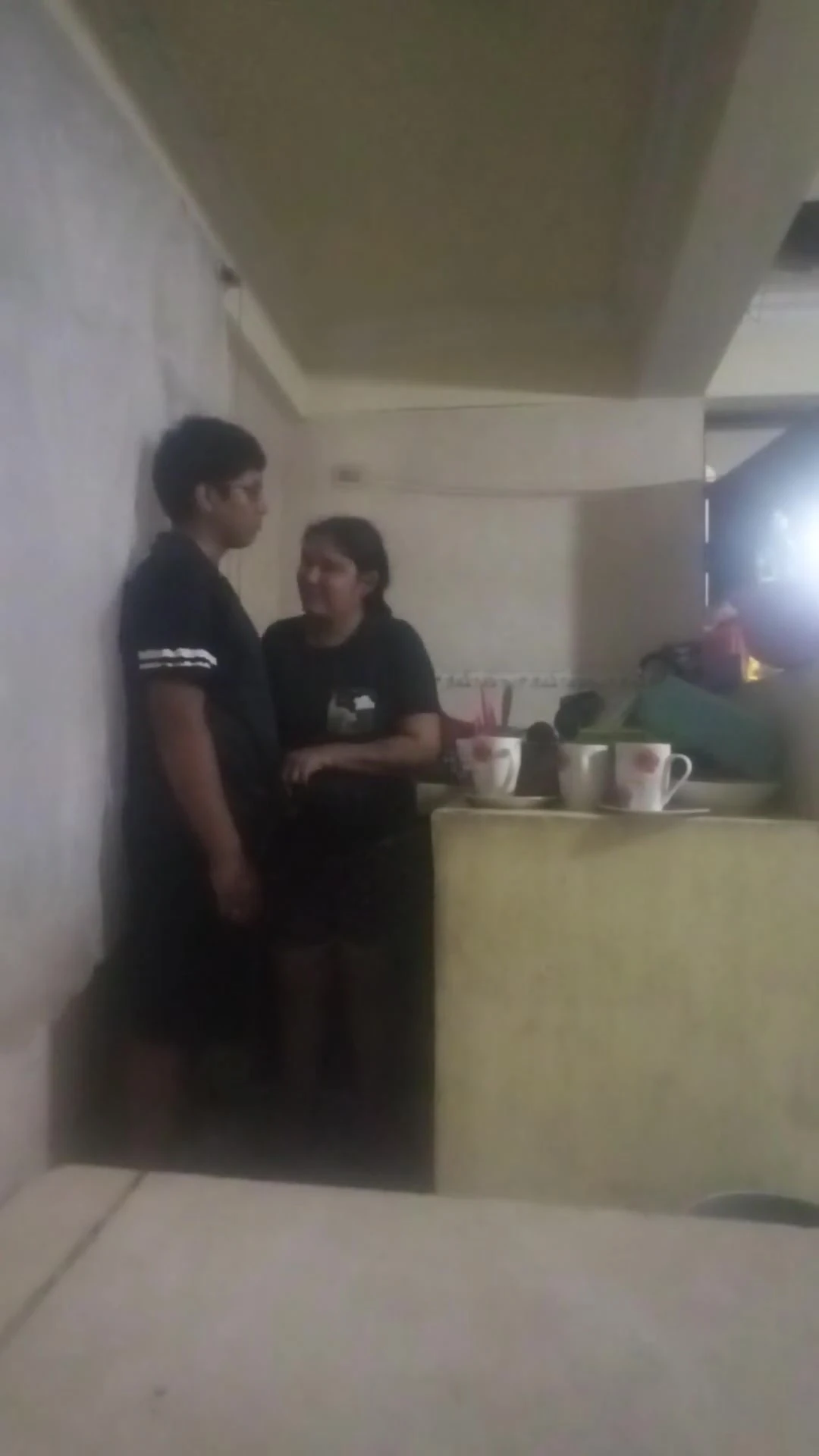 Maid Fucked in the Kitchen (my Wife Almost Found Us Out)