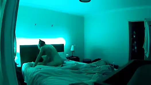 Secretly caught brother in law cheating on bedroom cam