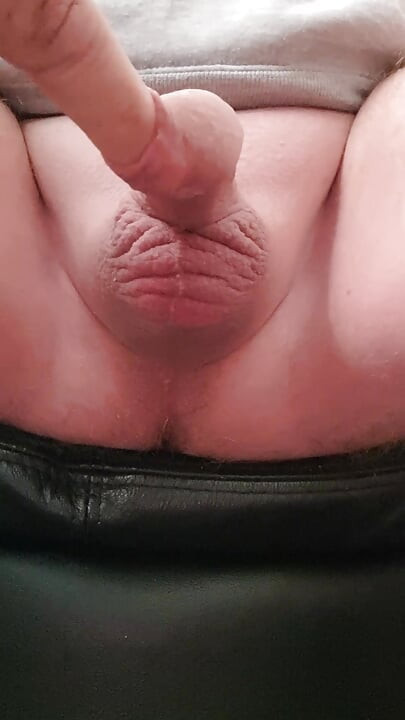 Uncut cock play