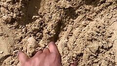 Песчаные пальцы ног