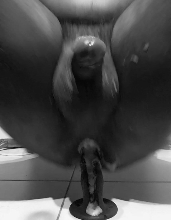 Cum Dripping ass accidentally squirts from anal pleasure