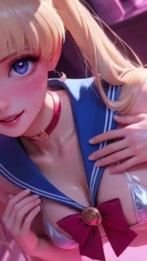 Anime Girls in Provocative Lingerie Teasing SFW SET 10 | Clip 1