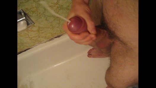 Cumshots before shower thick cock jerk off