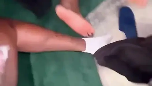 Welcoming My Dzaddy From Work