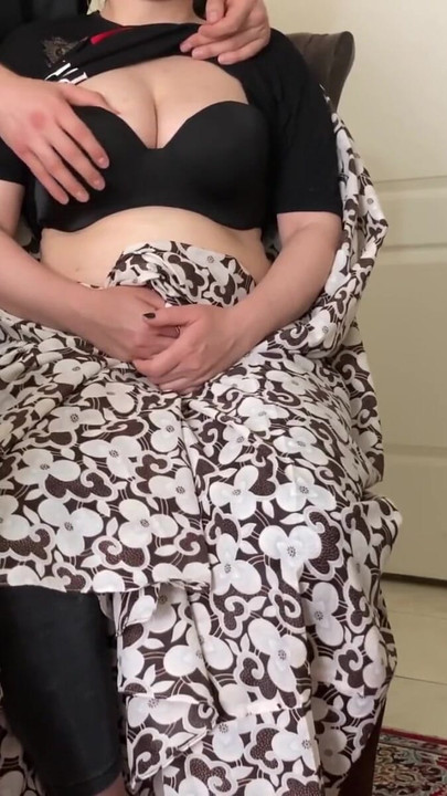 Thrilling moment from "Iranian hijab milf came to my house"
