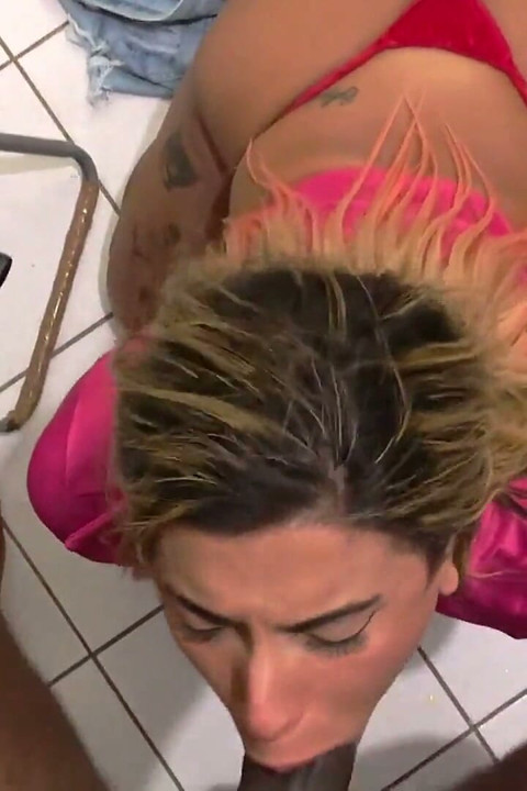 Giving Cum in My Trans Girlfriend's Mouth