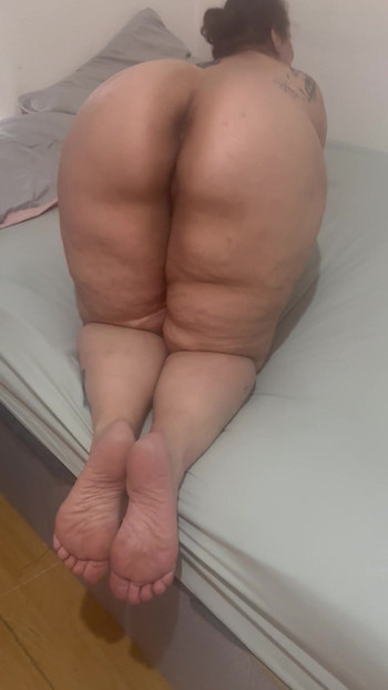 Rolling on bed naked for my young hung bull