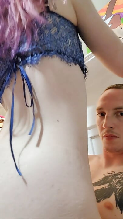 Tight petite teen rides thick cock until he cums in her pussy!!