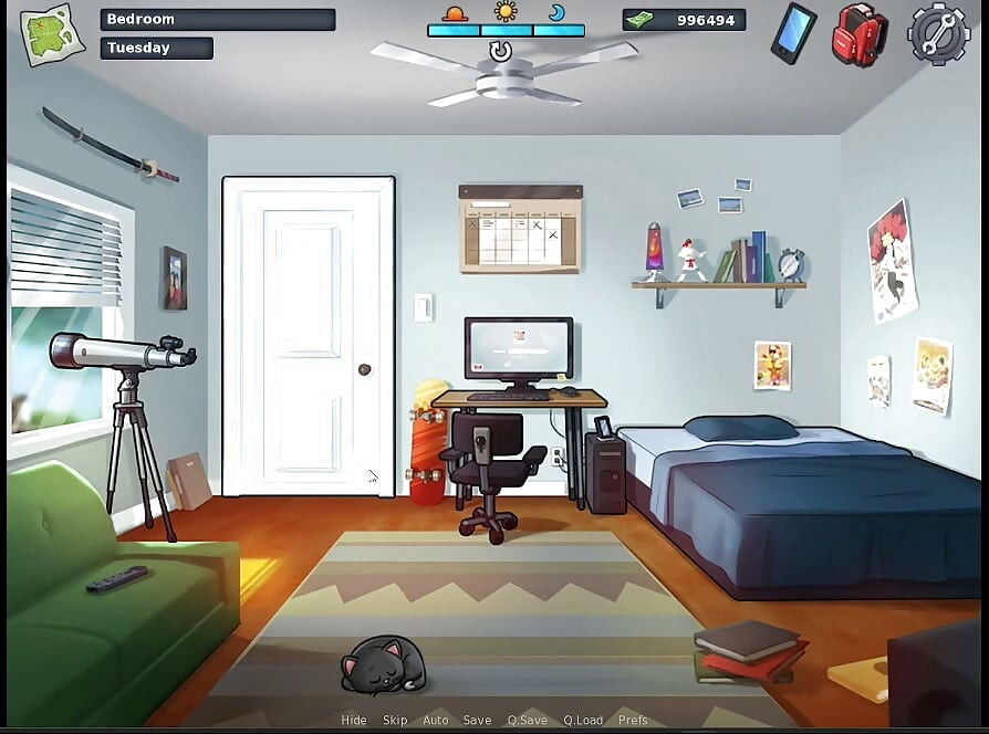Summertime Saga Gameplay : Intense Massage Scene with the Receptionist.