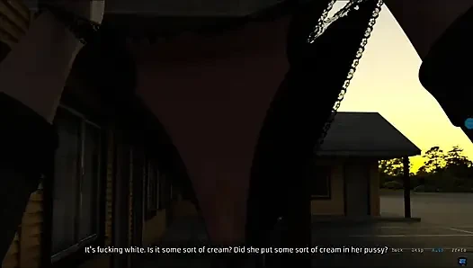 Gates motel #1: someone looked at Rose while she was shaving her pussy