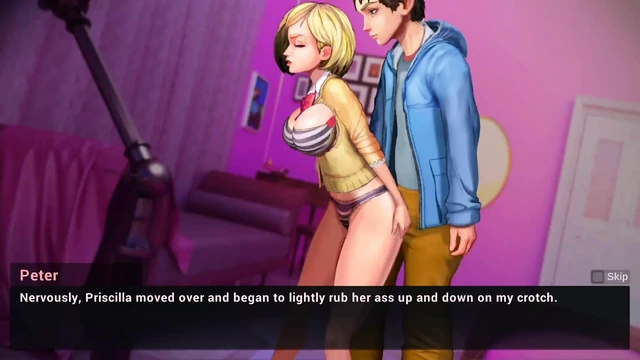 hot anime make seen hot desi bhabi in game