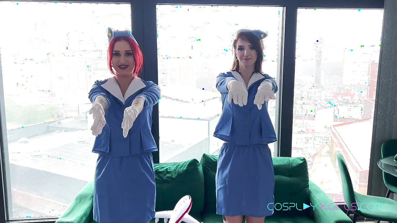 Air Hostess Gangbang