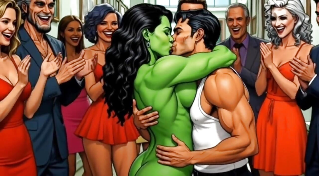 She-hulk Slut Not a Day Without Fucking. Big Compilation Cartoon