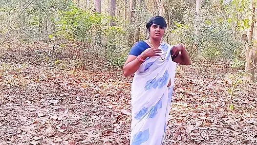 Desi Outdoor Jungle Fuck. Stepmom and Stepson Hardcore Fucking in Forest. Telugu Dirty Talks.