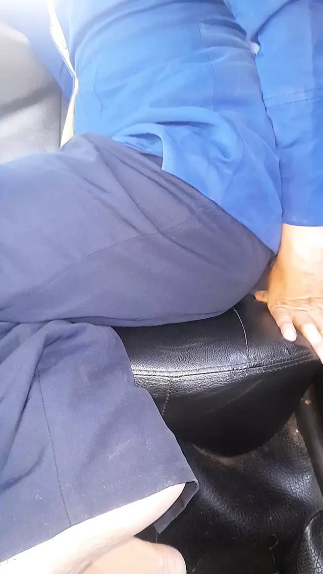 Crossdressing Wearing Woman Bca Bank Uniform