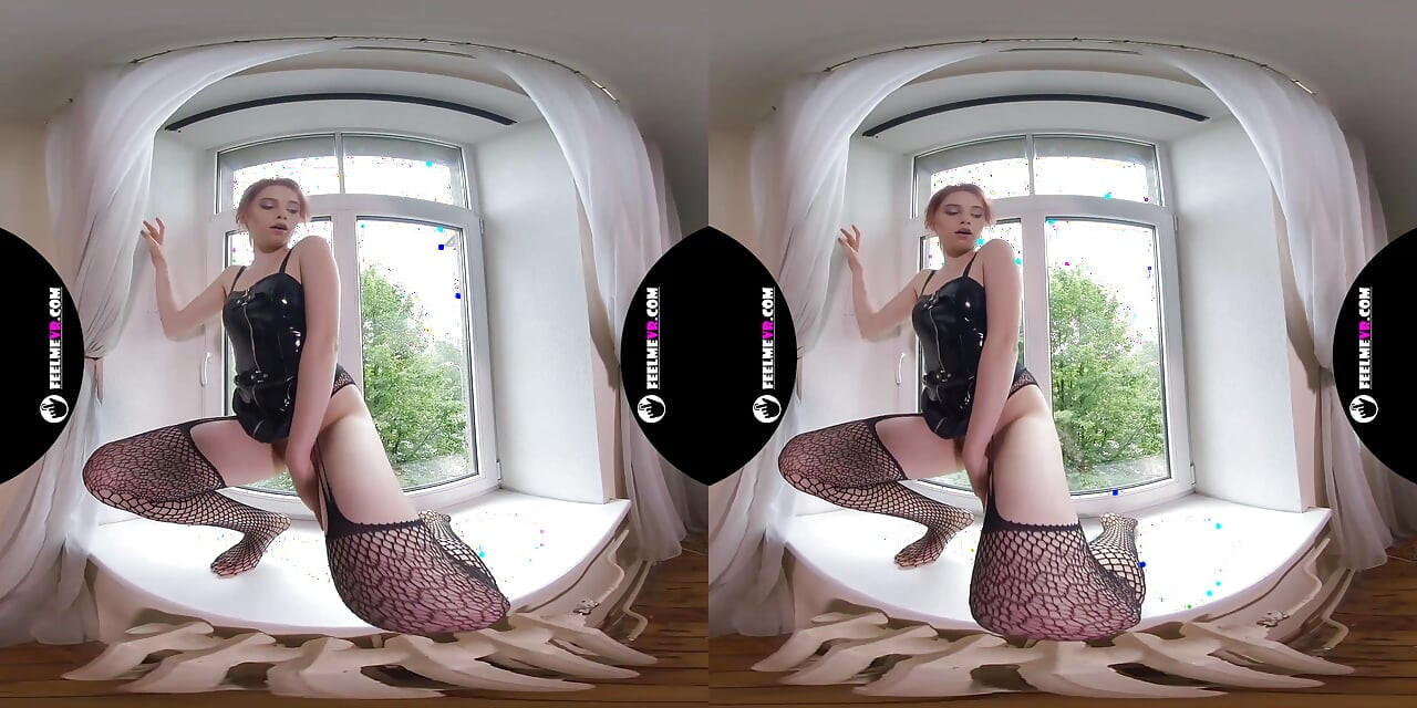 Margarita teen virtual tira 3D na janela