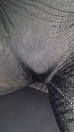 Pantyhose pants fingered!