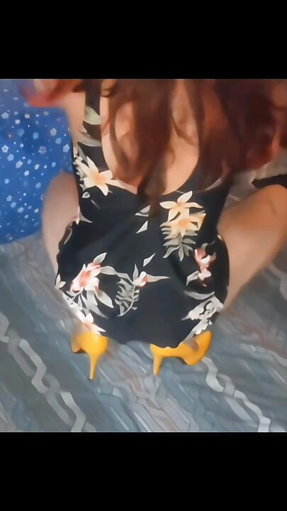 My Sexy Black Retro Swimsuit Posing Before Inserting My Mini Wand Deep Into My Hole to Squirt Cum on Myself