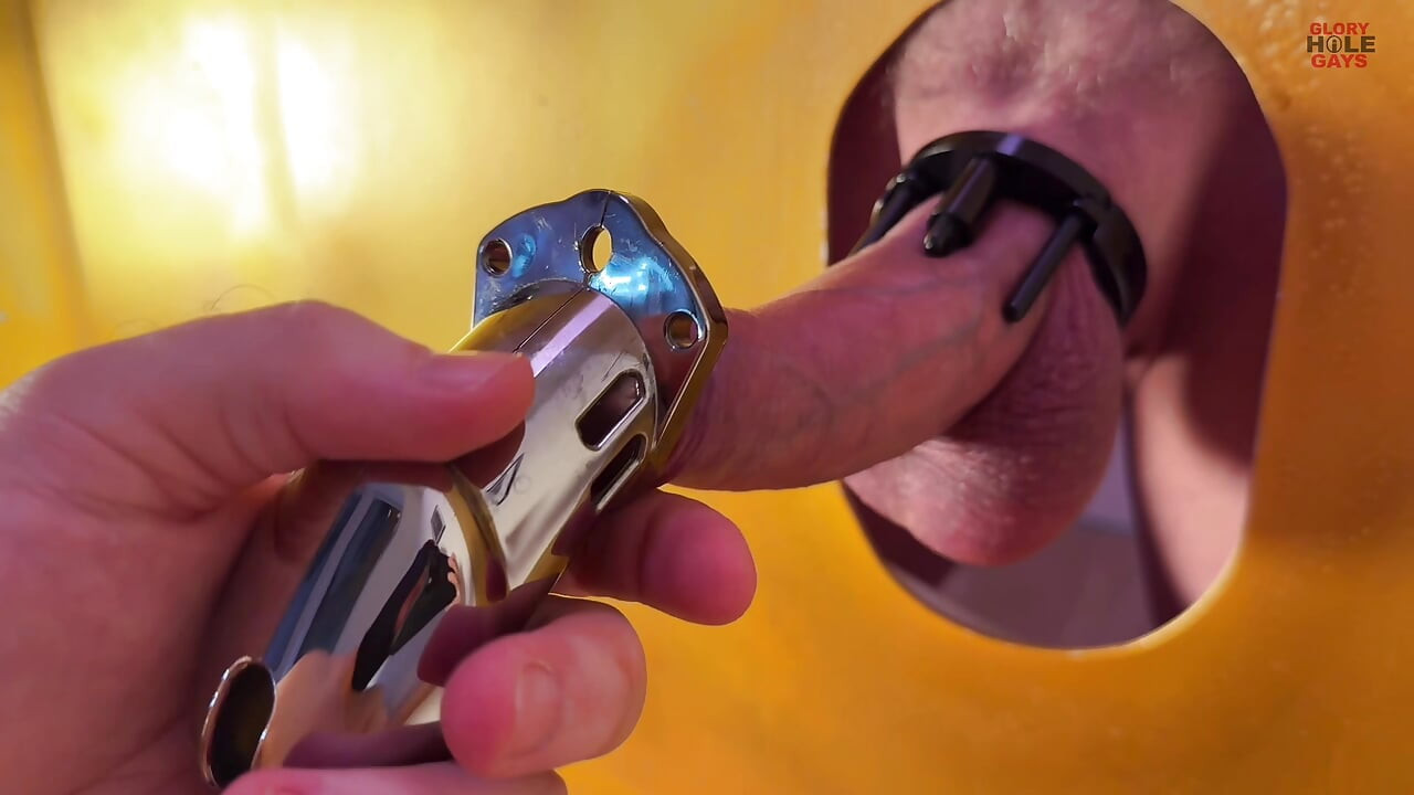 Cock in the penis cage I am allowed to open