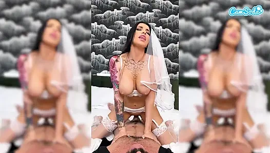 Busty MILF Romi Rain Fucked and Facialized on Her Wedding Day