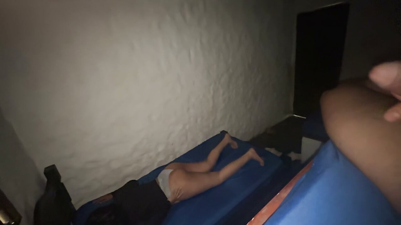 Masturbating while my stepsister touches herself