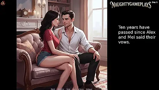 Осмелился жены, часть 01, от Hot_Scorpion - замужняя пара занимается сексом - 3D игра