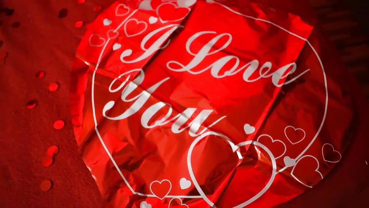 Buat teman valentineku untuk muncrat di balonku - bunny looner