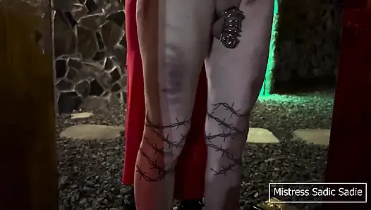 Hardcore Beating and Caning at Night by Two Merciless Dominatrixes Copy