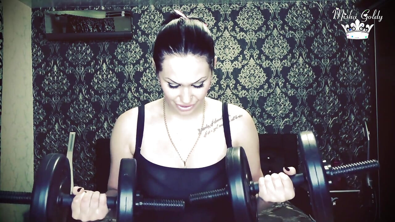 Strong muscles worship! Sport motivation for pathetic loser like you !