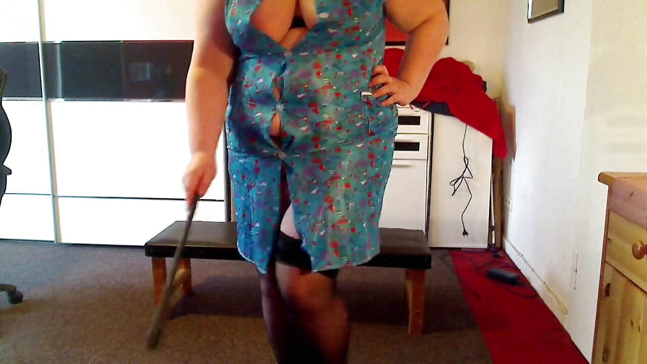 Horny Dominace Lady in Overall