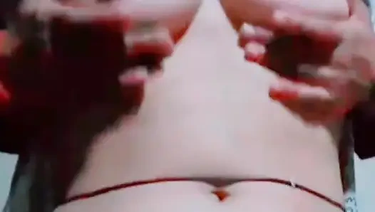 Today I am very sad, no one is fucking us, I am very restless, boobs are very much.