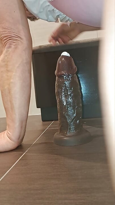 Sissy anal dildo sex.