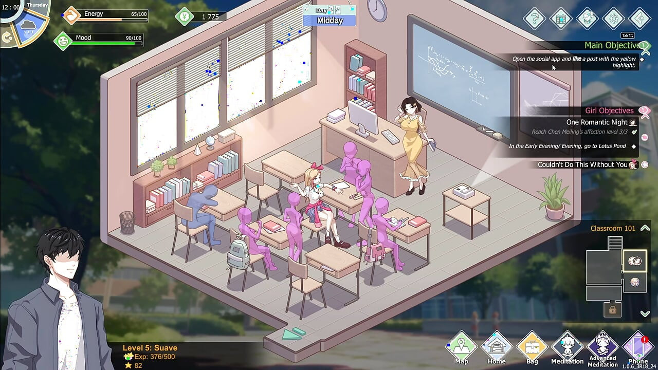 Happay student part 4! Was trying to fuck girls hard but this episide only grind