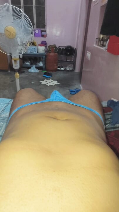 Desi young indian boy enjoyed female lingerie and his boyfriend black big cock